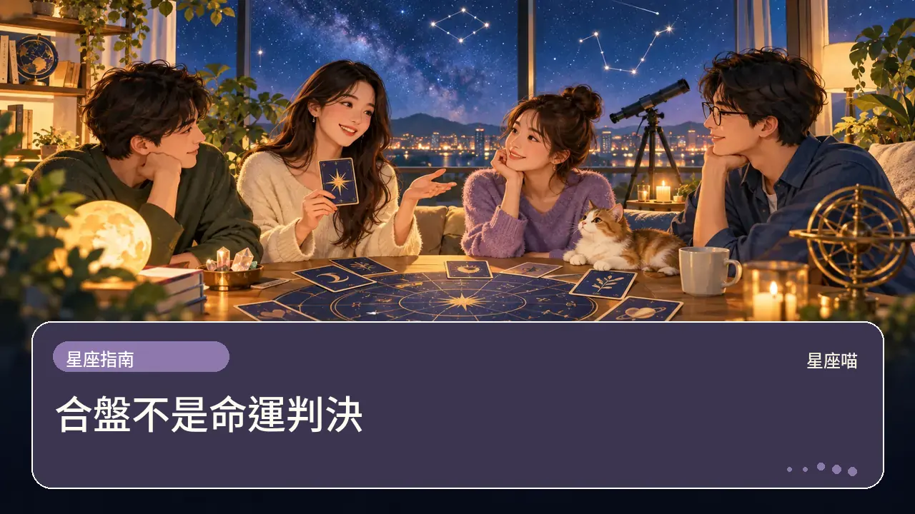 合盤不是命運判決主題插畫